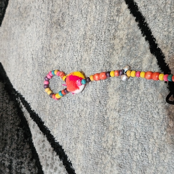 GOOD FORTUNE ELEPHANT BEADED HANGING WALL WINDOW DOOR DECOR - Picture 4 of 11